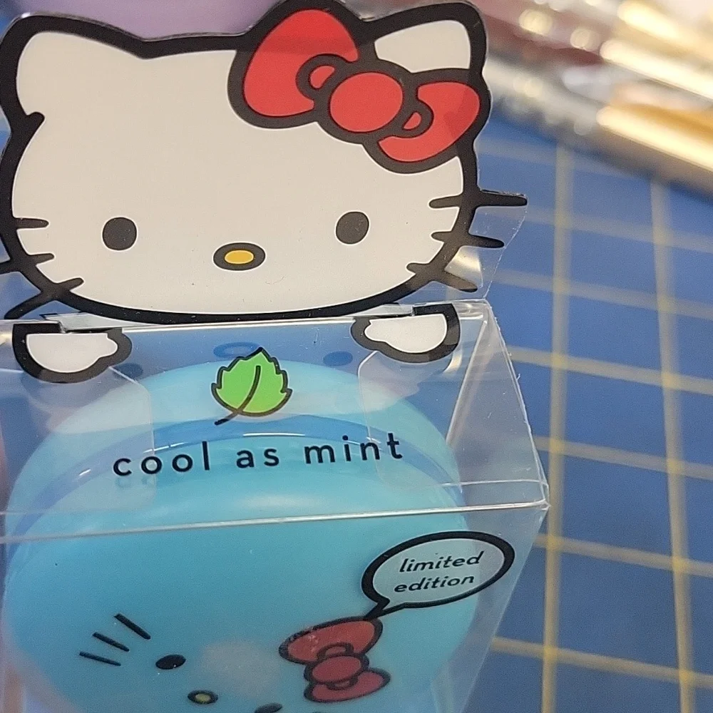 The Creme Shop Hello Kitty Limited Edition Macaron Lip Balm 7.5g Cool As Mint
